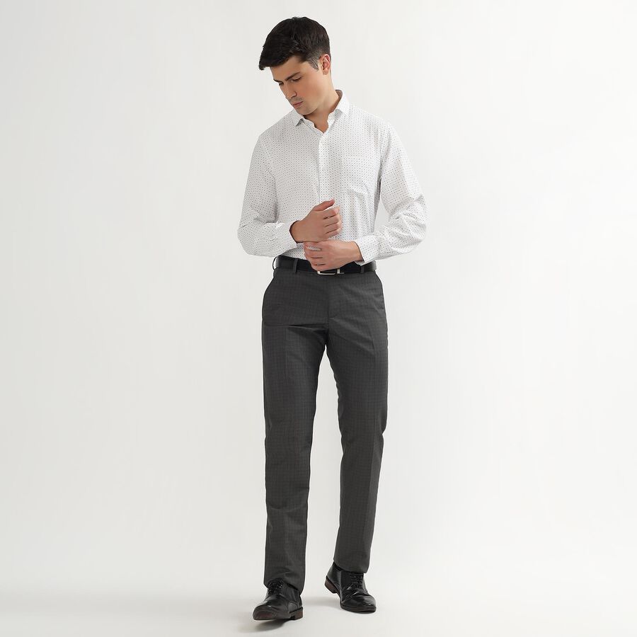 Men's Formal Shirt, Light Grey, large image number null