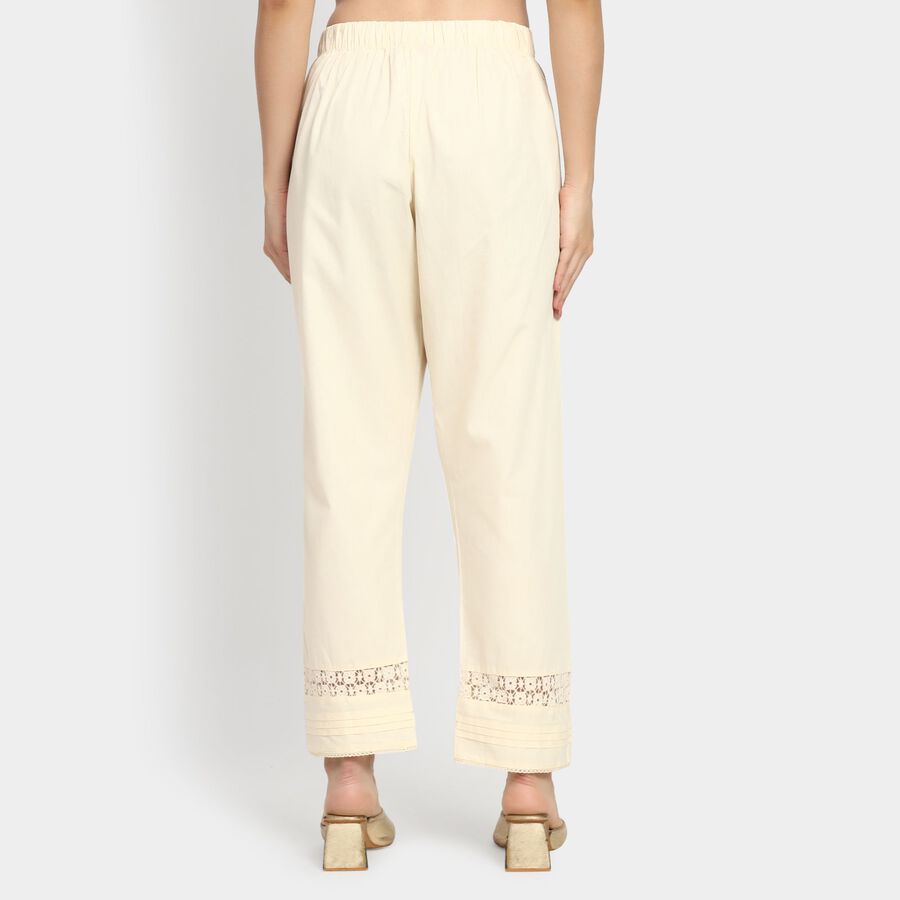 Ladies' 100% Cotton Palazzos, गहरा पीला, large image number null