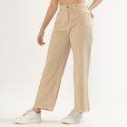 Ladies' 100% Cotton High Rise Jeans , Off White, small image number null
