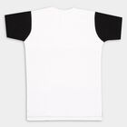 Boys' Cotton T-Shirt, White, small image number null