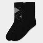 Jacquard Formal Socks, Black, small image number null