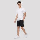 Men's White Round Neck Regular Drifit T-Shirt, Off White, small
