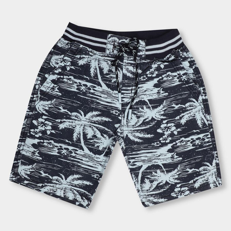 Boys' 100% Cotton Bermudas, Light Grey, large