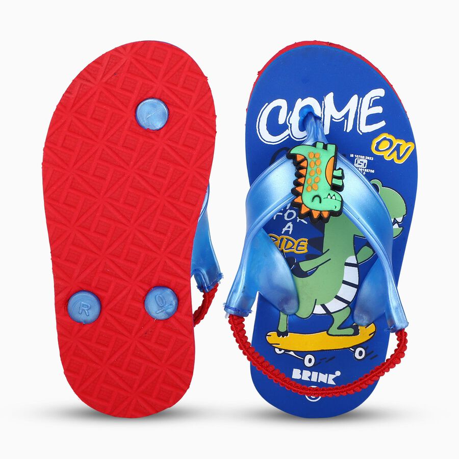 Boys' Slipper, नीला, large