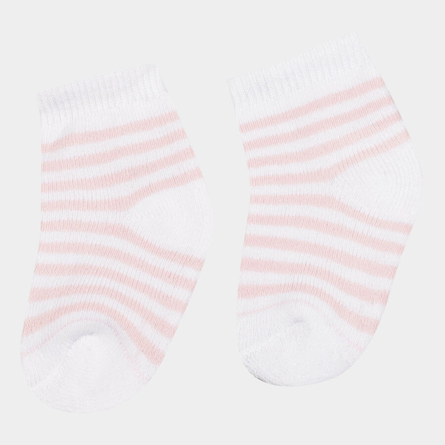 Infants Cotton Socks, Pink, large image number null