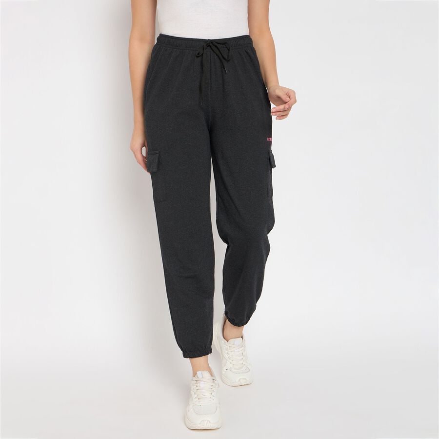 Ladies' Track Pants, Charcoal, large image number null