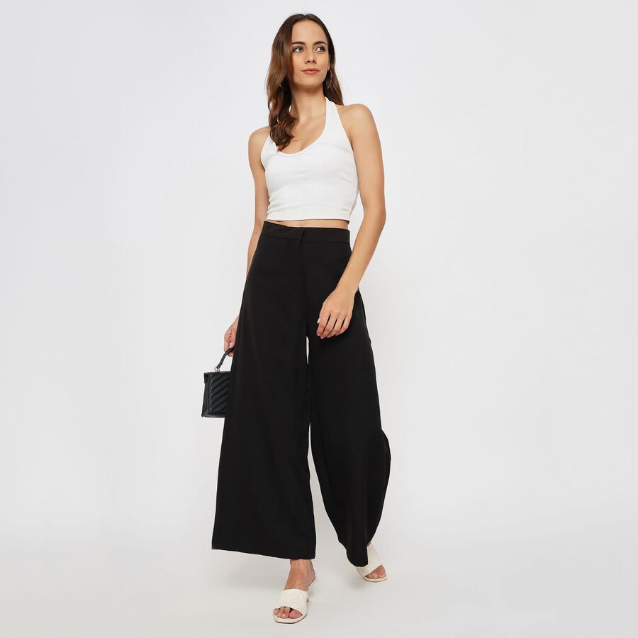 Ladies' Trousers, Black, large image number null