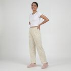 Women's Beige Relaxed Fit Pyjama, Beige, small