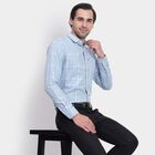 Men's 100% Cotton Casual Shirt, हल्का नीला, small image number null