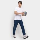 Men's Track Pants , Mid Blue, small