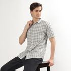 Men's Off-White Cotton Classic Casual Shirt, Off White, small image number null