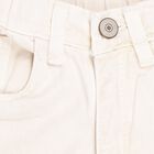 Boys' 100% Cotton Jeans , Off White, small image number null