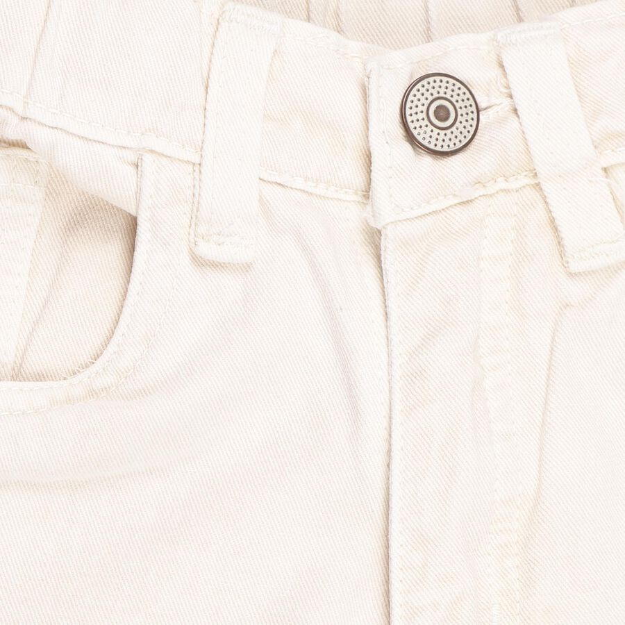 Boys' 100% Cotton Jeans , Off White, large image number null