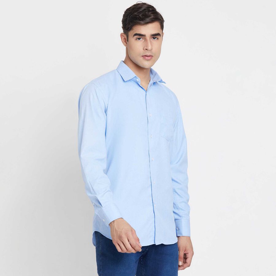 Solid Formal Shirt, Light Blue, large image number null