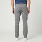 Men's Grey Slim Fit Solid Jeans, हल्का ग्रे, small