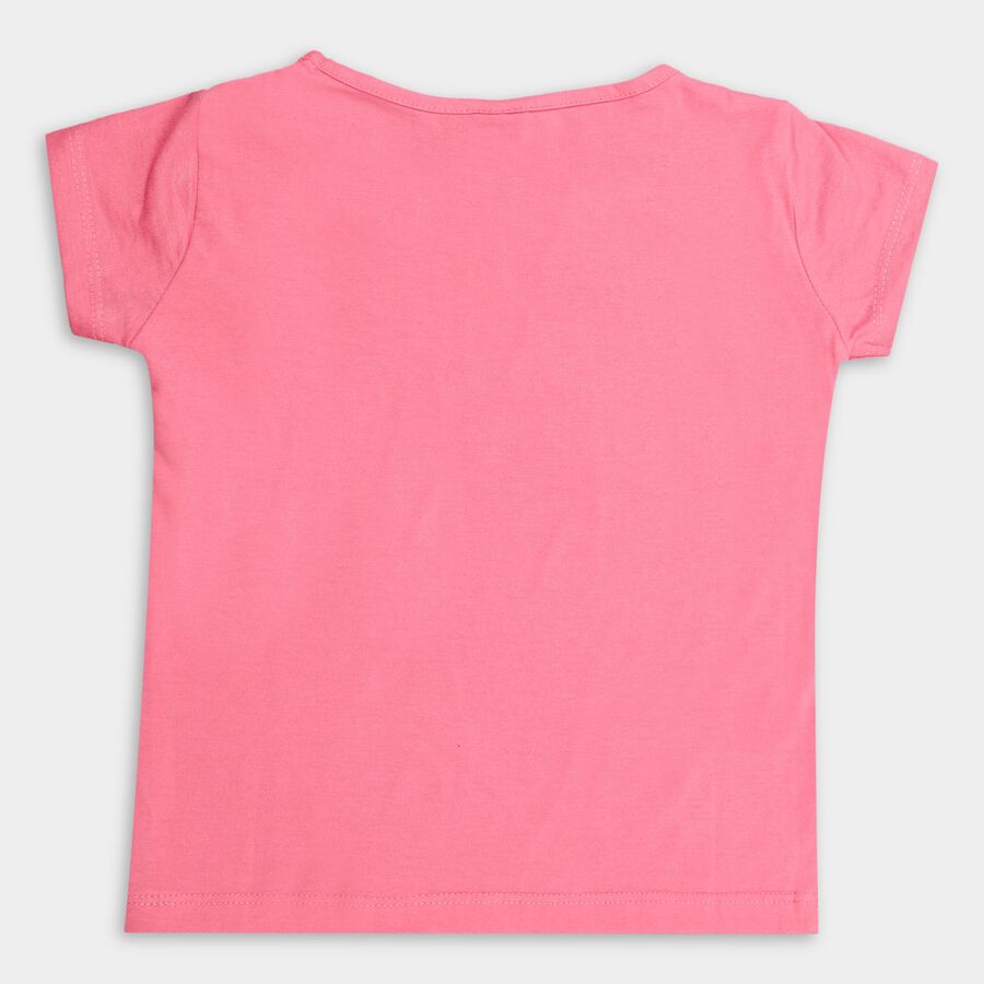 Girl's T-Shirt, Pink, large image number null