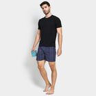 Men's Cotton Boxers, नेवी ब्लू, small
