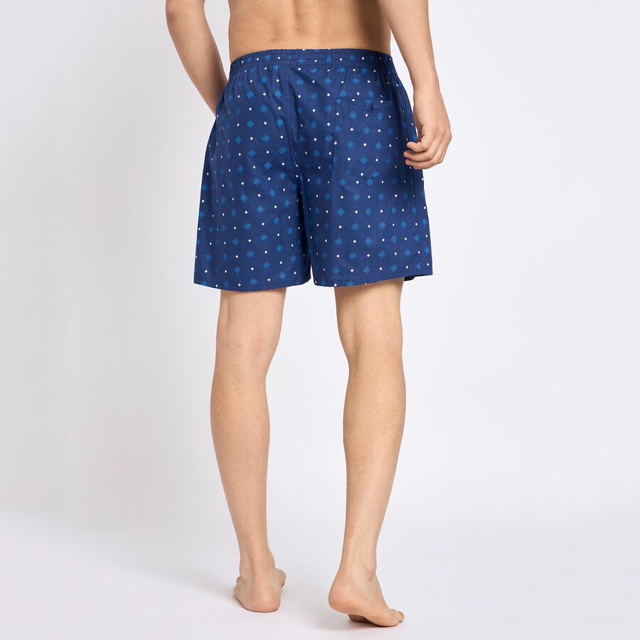 Men's 100% Cotton Boxers , नेवी ब्लू, large image number null