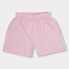 Infants' 100% Cotton Half Pant, हल्का गुलाबी, small