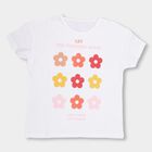 Girls' 100% Cotton T-Shirt , White, small image number null