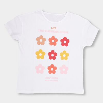 Girls' 100% Cotton T-Shirt 