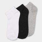 Men's Socks (Pack of 3), मिश्रित हल्का ग्रे, small image number null
