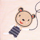 Infants Cotton Printed Baba Suit, Peach, small image number null
