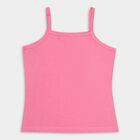Girls' 100% Cotton Vest (Pack of 2), Pink, small image number null