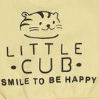 Infants Light Yellow Printed Baba Suit, Yellow, small image number null
