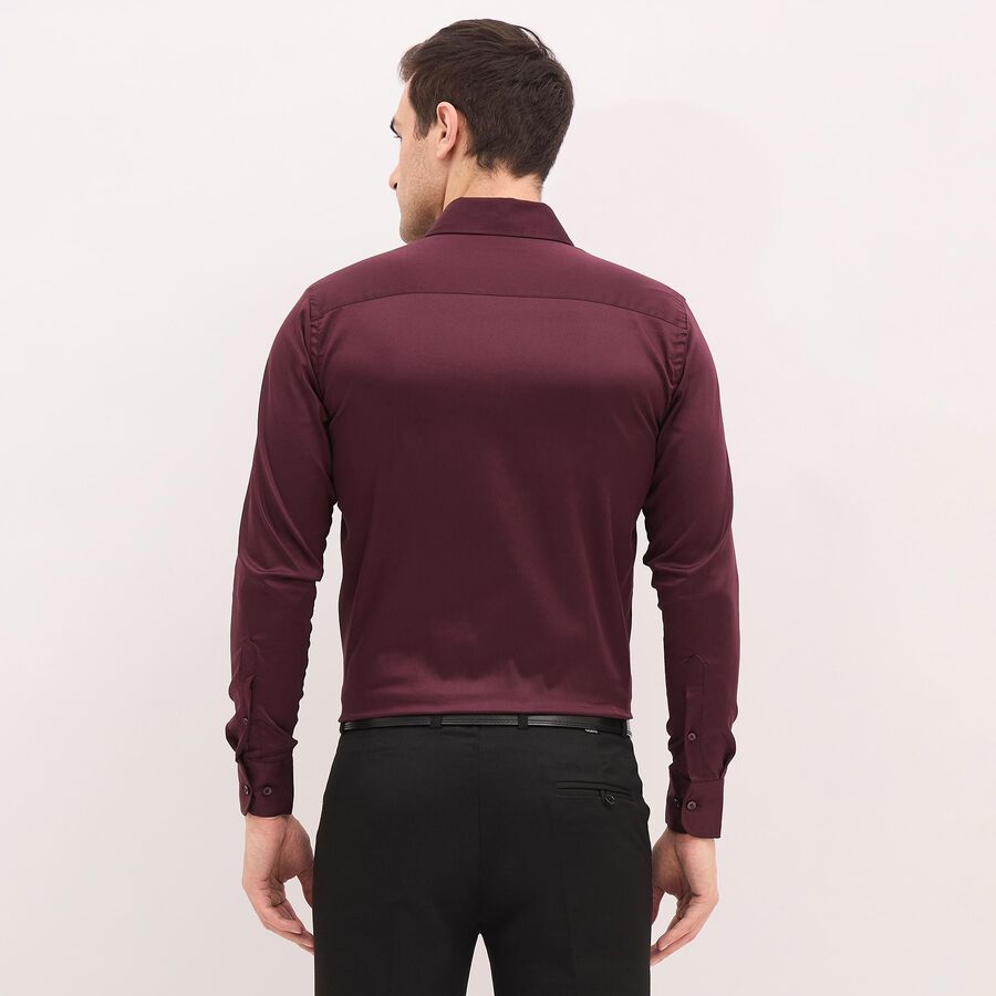 Men's Formal Shirt, वाइन, large image number null