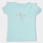 Girls' 100% Cotton T-Shirt, एक्वा, small image number null