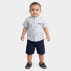 Infants' Shirt, Light Blue, small