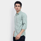 Checks Casual Shirt, Light Green, small image number null