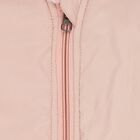Girls Light Pink Round Casual Jacket, Light Pink, small image number null