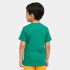 Boys' Half Sleeves T-Shirt, हल्का हरा, small