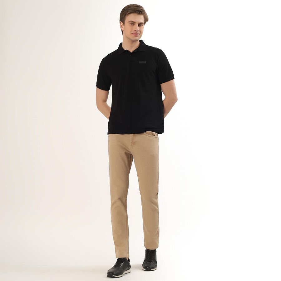 Men's Slim Fit Jeans, Beige, large image number null