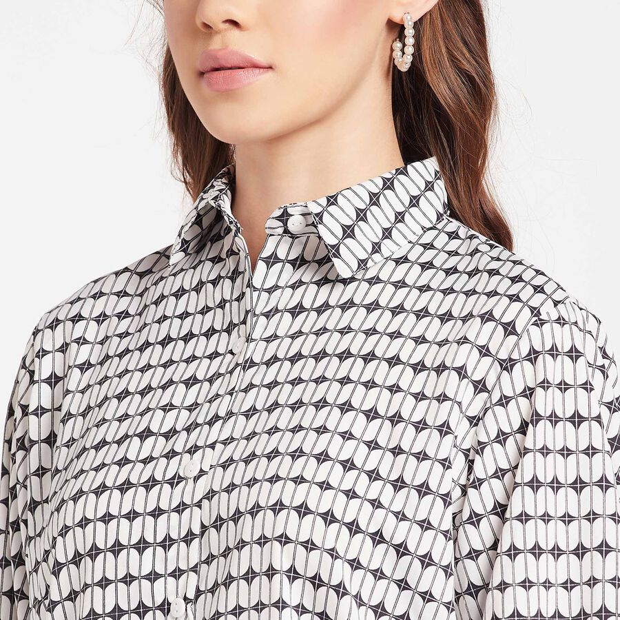 All Over Print Shirt, Off White, large image number null
