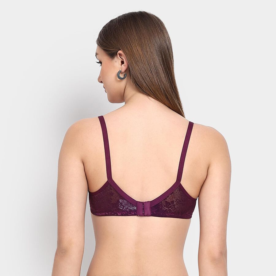 Ladies' Bra, Wine, large image number null