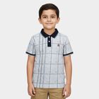 Boys Dark Green Round Neck Casual T-Shirt, Dark Green, small