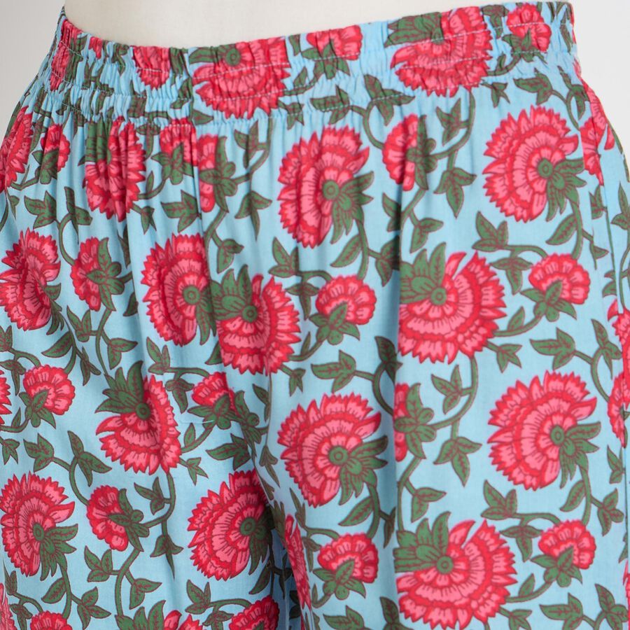 Ladies' Ethnic Set , मध्यम नीला, large image number null