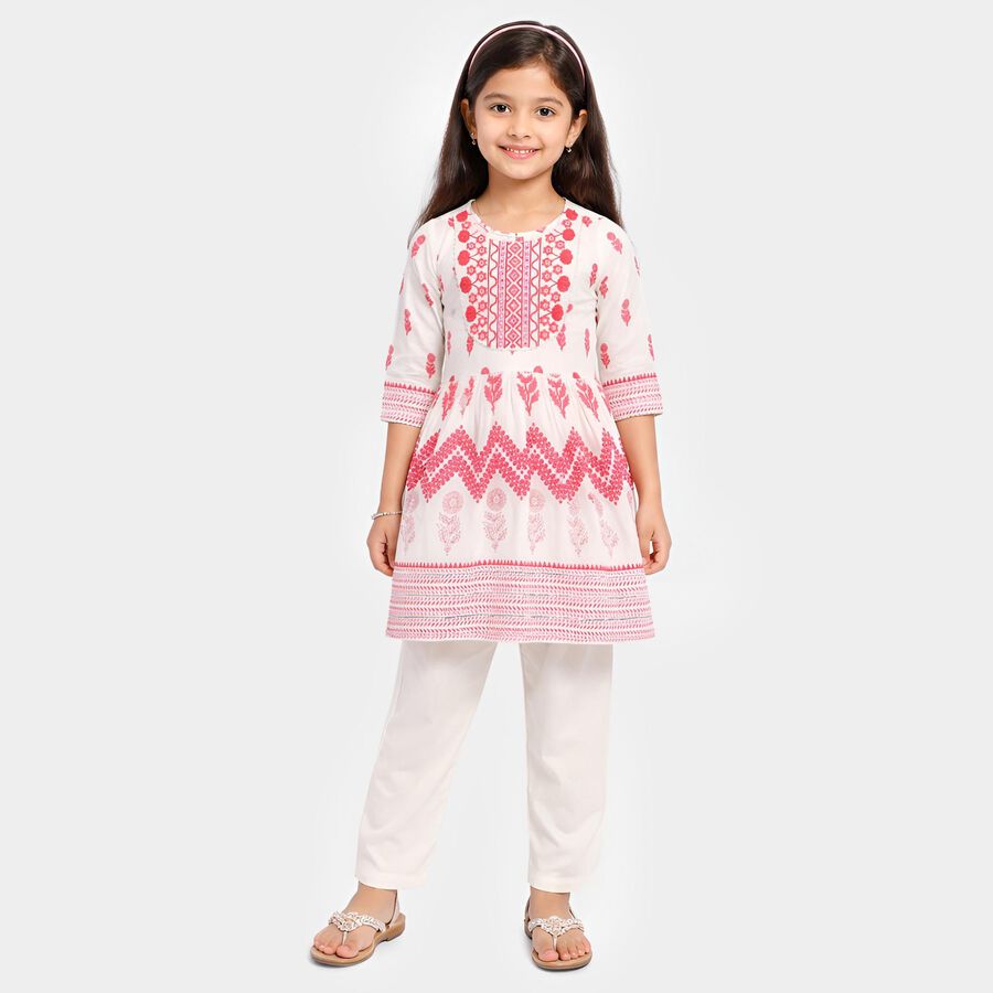 Girls' Fusion Set, गुलाबी, large