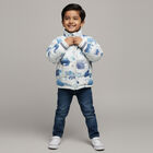 Infants Light Blue High Neck Casual Jacket, हल्का नीला, small image number null
