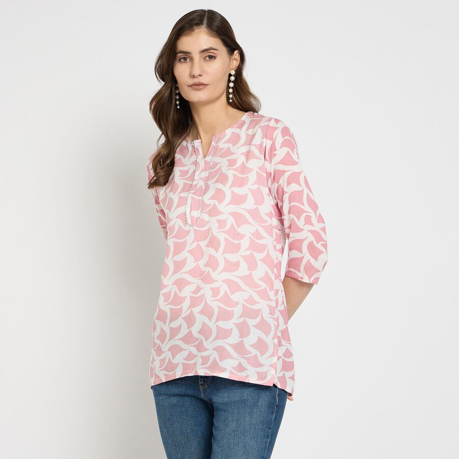 Ladies' Kurti , Pink, large image number null