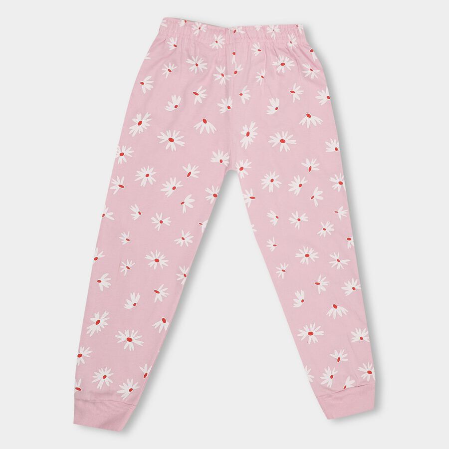 Girls' Pyjamas, हल्का गुलाबी, large image number null