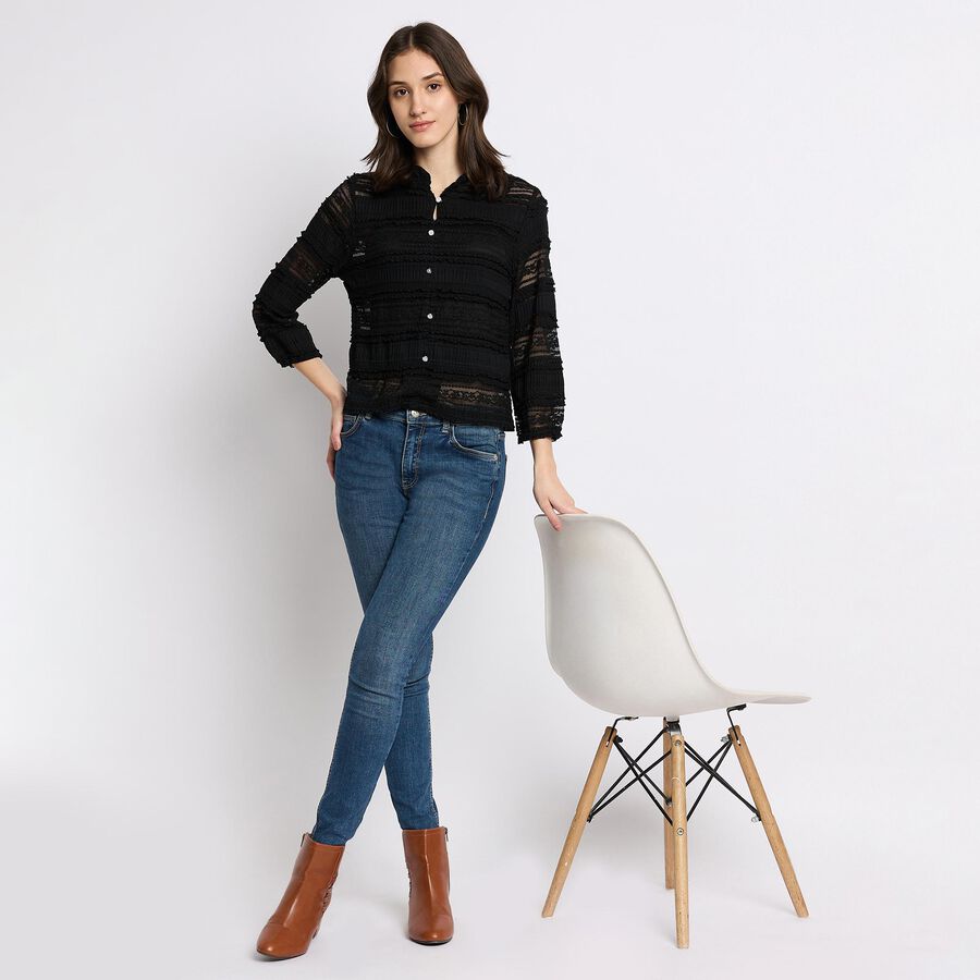 Ladies' Shirt , Black, large image number null