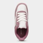 Women's Muted Dusty Pink Lace-Up Casual Shoes, Pink, small