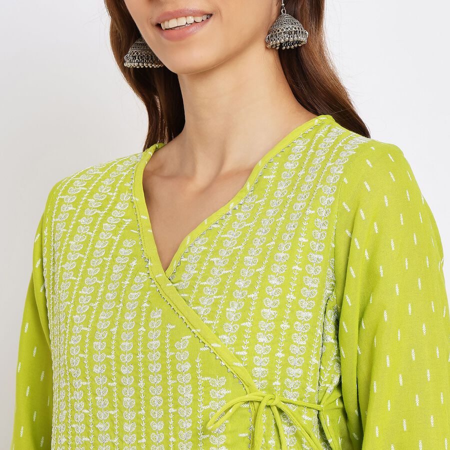 Ladies' Kurta Pyjama Set, Olive, large image number null