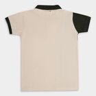 Boys' 100% Cotton Half Sleeves T-Shirt , Beige, small image number null