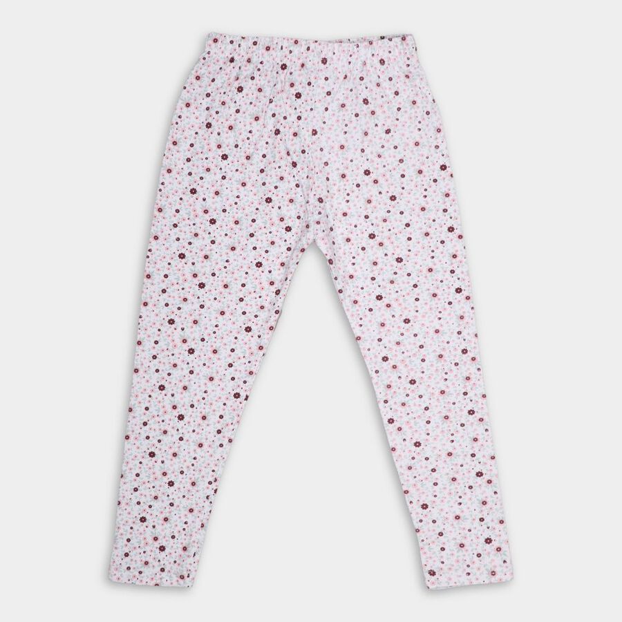 Girls' Legging, ऑफ व्हाइट, large image number null