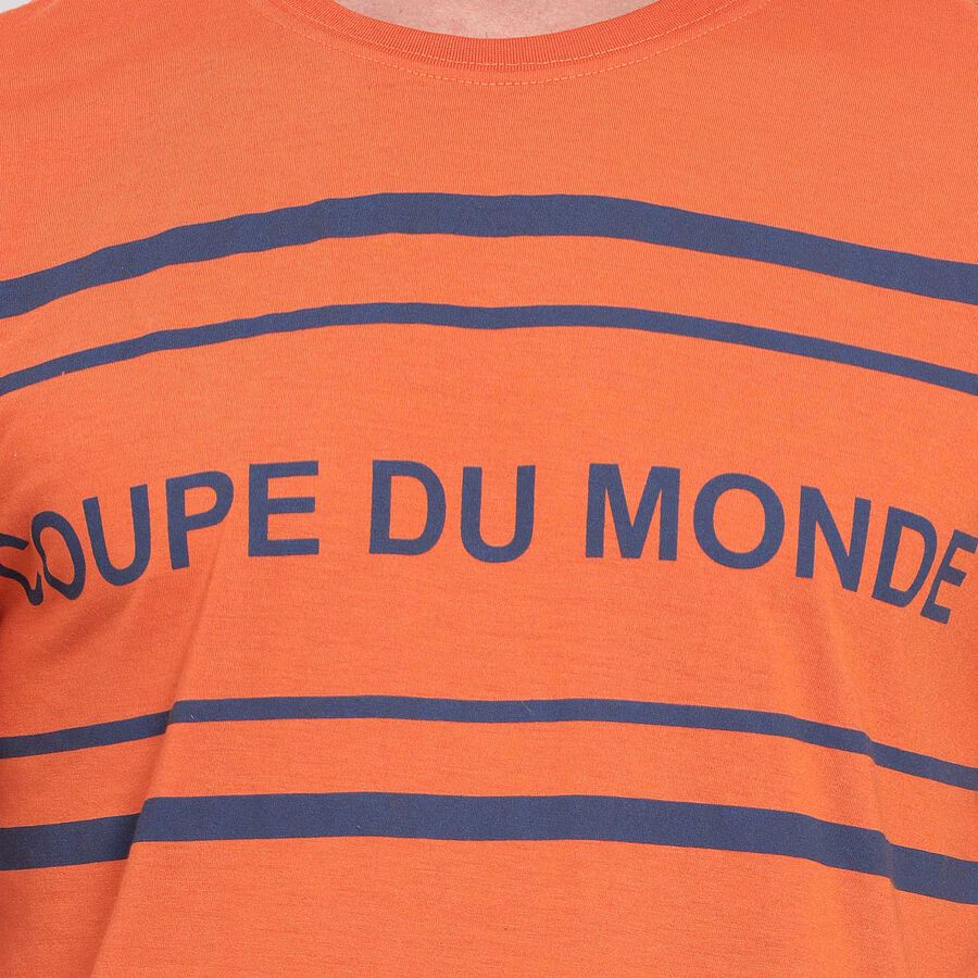 Round Neck T-Shirt, Orange, large image number null